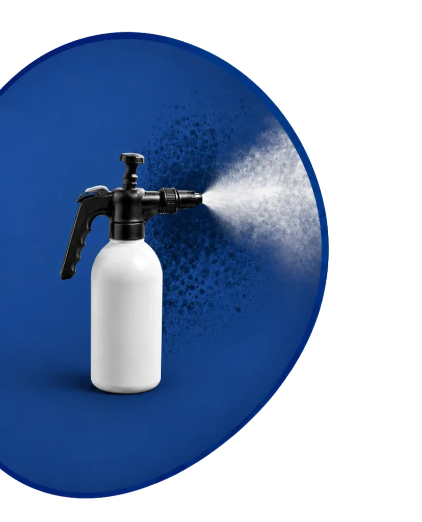 Spray bottle icon representing restoration services